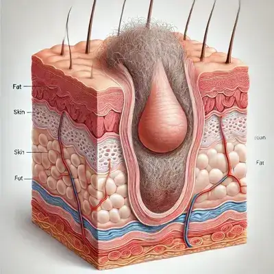 آبسه پیلونیدال چیست؟ علل و درمان قطعی