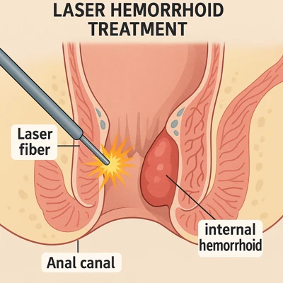هزینه لیزر بواسیر در بیمارستان میلاد
