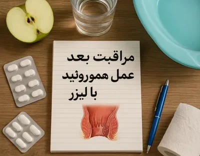 مراقبت بعد از عمل هموروئید با لیزر