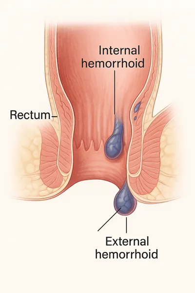 علائم هموروئید و درمان آن