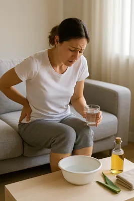 درمان خانگی بواسیر چیست؟ عکس واقعی از تسکین درد