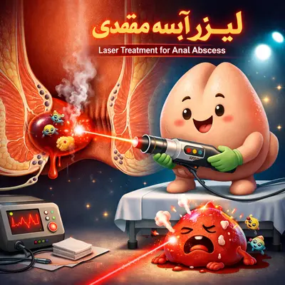 لیزر فیستول و آبسه مقعد