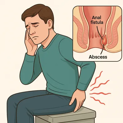 علت فیستول مقعدی در مردان