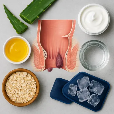 درمان خانگی بواسیر خارجی با یخ و آلوئهورا