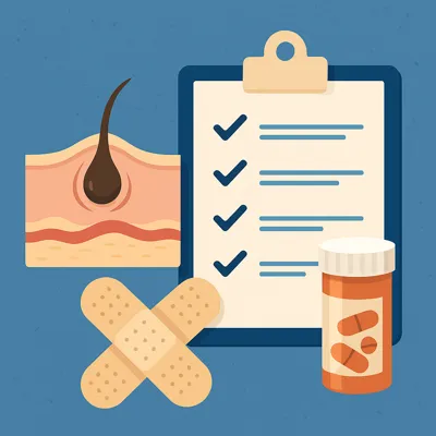 مراقبت های بعد از عمل کیست مویی