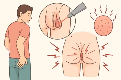 علت خارش بعد از عمل شقاق با لیزر