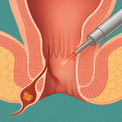 لیزر فیستول مقعدی بدون جراحی