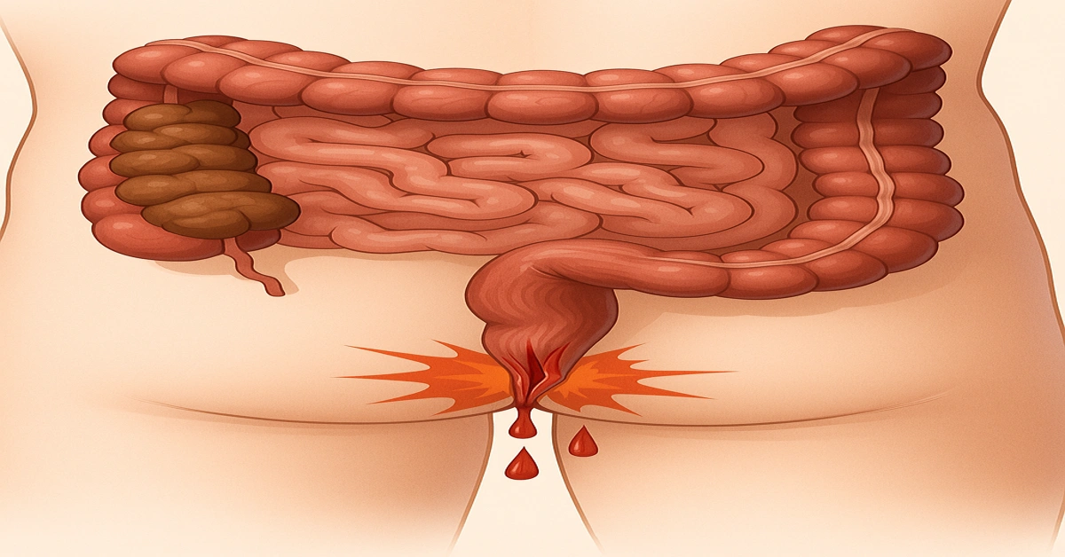 زخم مقعدی در اثر یبوست و درمان علمی آن