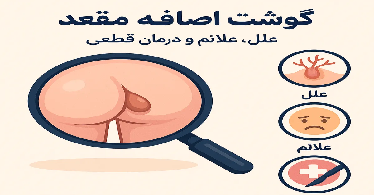 گوشت اضافه مقعد و روشهای درمان قطعی