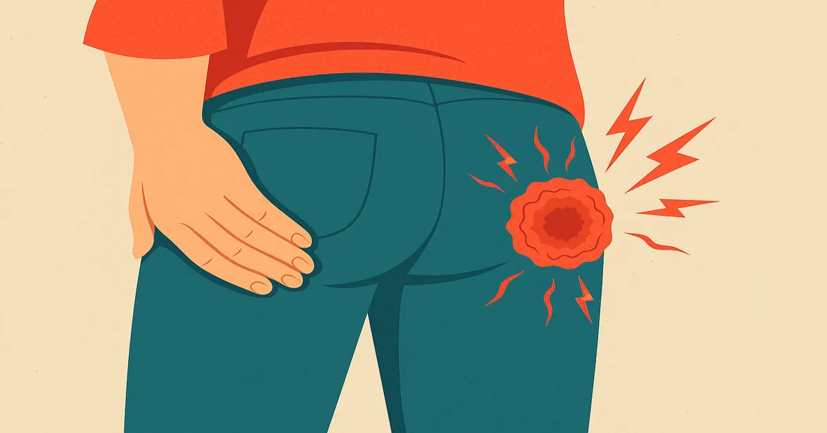 خارش مقعد و التهاب اطراف نشیمنگاه به همراه سوزش و تحریک پوستی