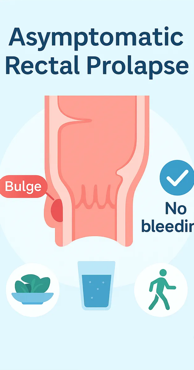 بیرون‌زدگی مقعدی بدون خونریزی
