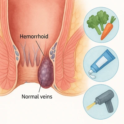 بواسیر چیست و چگونه درمان میشود – تصویر درمان بواسیر