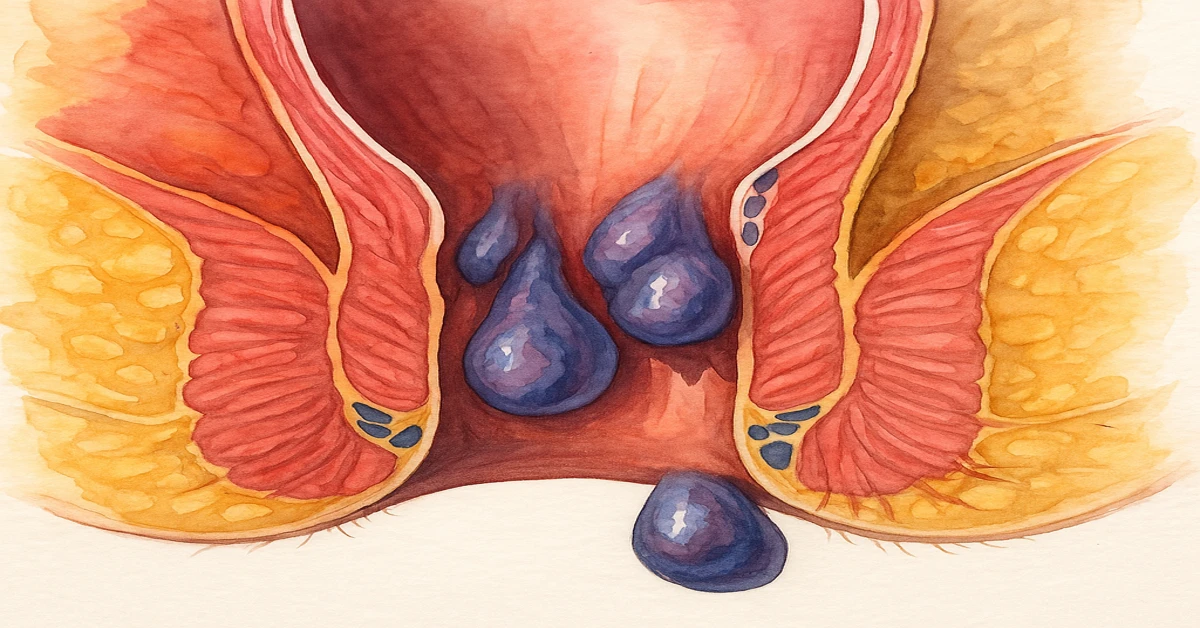 بواسیر داخلی چیست و نشانههای هموروئید داخلی