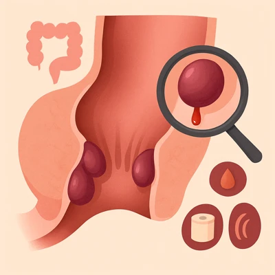 بواسیر داخلی چیست همراه با التهاب مقعد و هموروئید پیشرفته