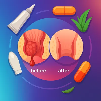 مقایسه درمان هموروئید با داروی موضعی و قرص وریدی