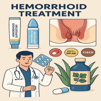 درمان دارویی بواسیر با پماد، شیاف و داروی گیاهی مؤثر