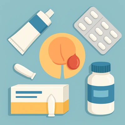 انواع داروی بواسیر شامل پماد، شیاف و قرص برای تسکین التهاب