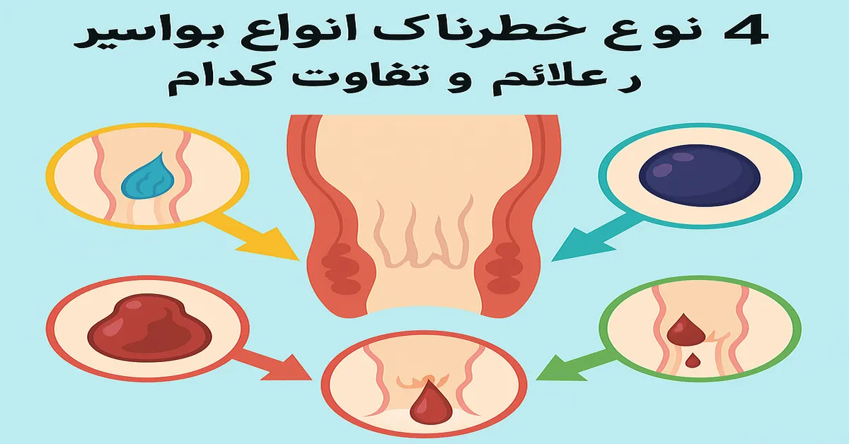 انواع بواسیر