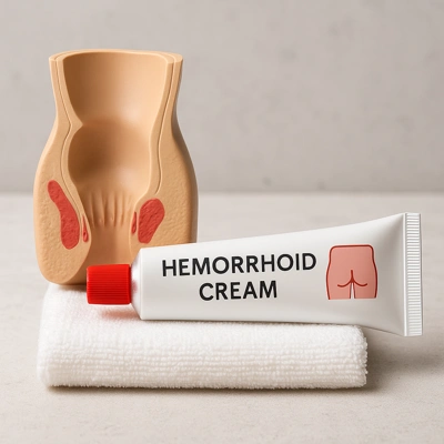 کرم موضعی برای کاهش التهاب و سوزش ناحیه مقعد