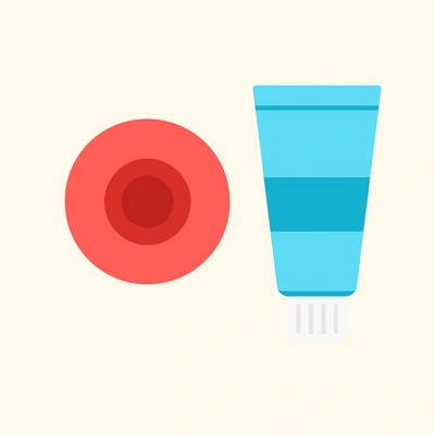 تیوپ کرم موضعی برای کاهش التهاب و ترمیم پوست آسیبدیده