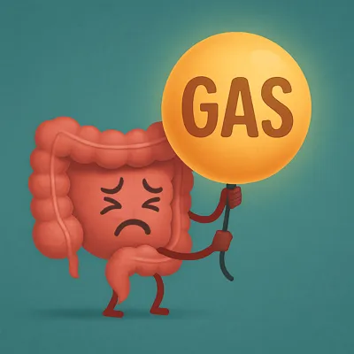 نفخ روده و مشکلات گوارشی