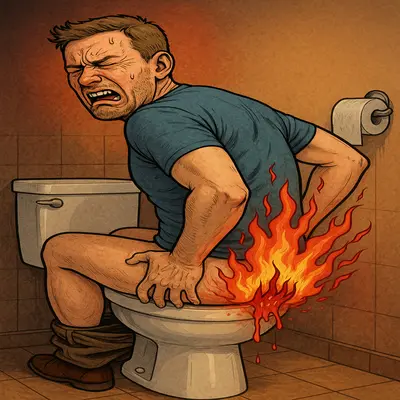 سوزش مقعدی بعد از دفع مدفوع