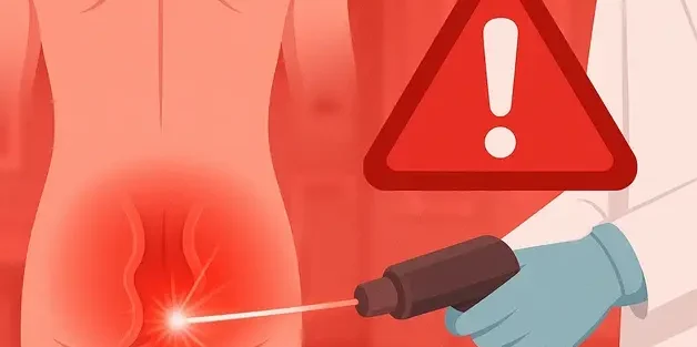 عوارض لیزر بواسیر