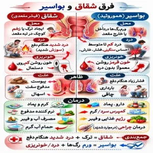 فرق شقاق و بواسیر