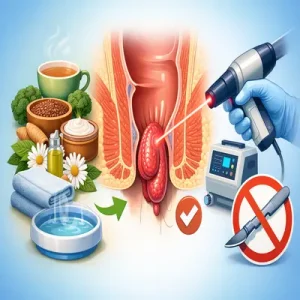 درمان بیرون‌زدگی مقعدی بدون عمل